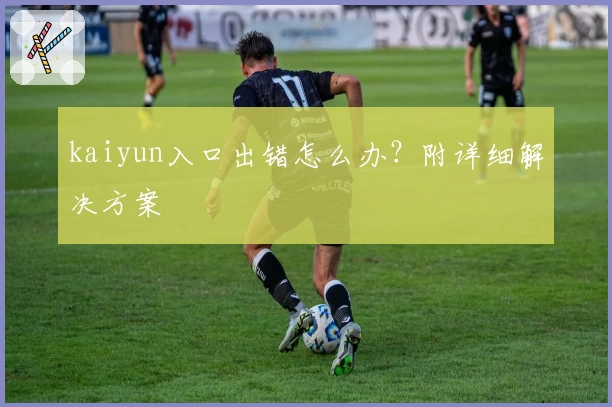 kaiyun入口出错怎么办？附详细解决方案